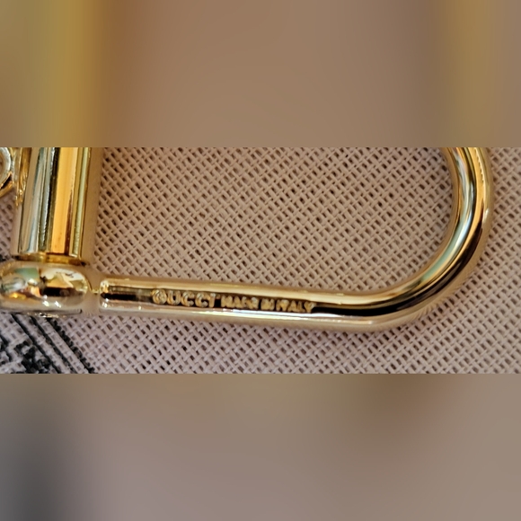 NEW GUCCI OPHIDIA HEART SHAPED FLORAL KEY CASE COIN PURSE GOLD HW - Picture 11 of 16